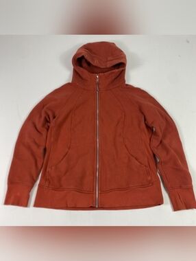 Lululemon Rust Red Zip-Up Hoodie. Size 16